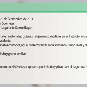 Avistamiento de aves en Septiembre – Coomeva